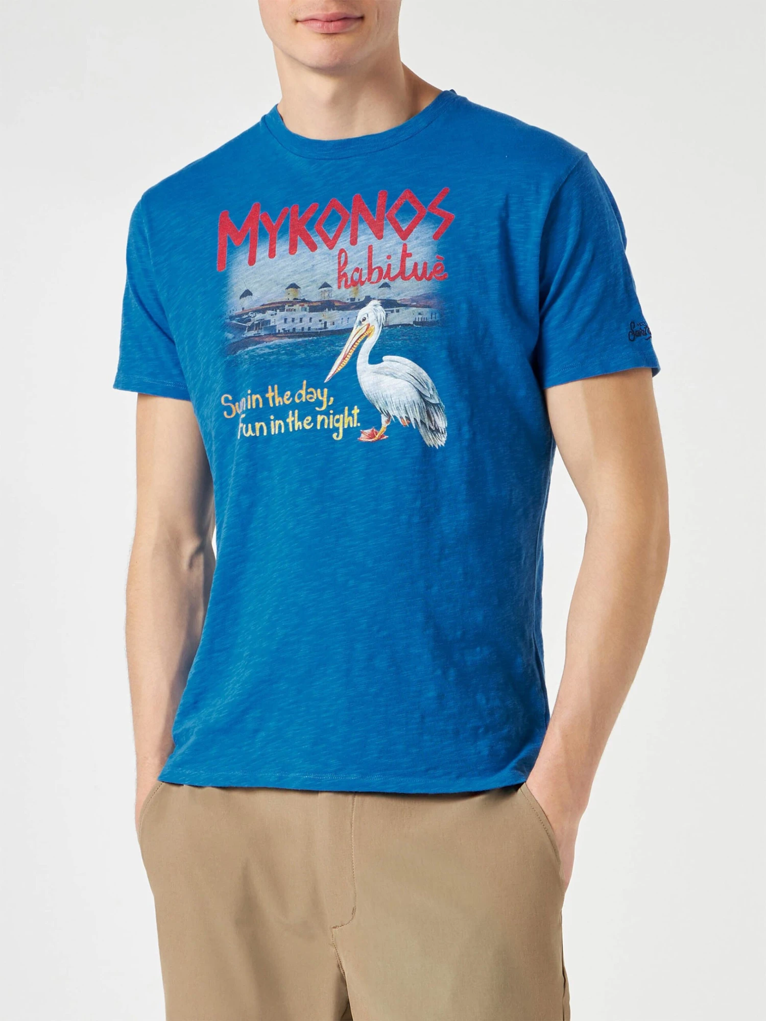 MC2 Saint Barth Mykonos Print Man T-shirt 3 MC2 Saint Barth Mykonos Print Man T-shirt