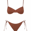 MC2 Saint Barth Woman Brown Underwired Bralette Bikini -MC2 Saint Barth Shop underwire balconette bikini brown 1