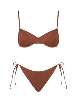 MC2 Saint Barth Woman Brown Underwired Bralette Bikini