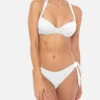 Woman White Underwired Bralette Bikini 1 Woman White Underwired Bralette Bikini -MC2 Saint Barth Shop underwired white bralette bikini2