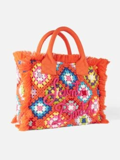 MC2 Saint Barth Vanity Crochet Shoulder Bag With Pattern 9 MC2 Saint Barth Vanity Crochet Shoulder Bag With Pattern -MC2 Saint Barth Shop vanity crochet bag orange 3