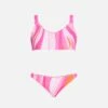 MC2 Saint Barth Girl Bralette With Wave Print -MC2 Saint Barth Shop wave bralette bikini girl 1 1
