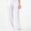 MC2 Saint Barth Woman White Linen Pants -MC2 Saint Barth Shop white linen pants 1