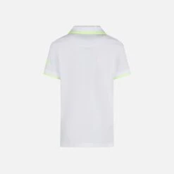 MC2 Saint Barth Boy White Piquet Polo With Yellow Fluo St. Barth Logo 7 MC2 Saint Barth Boy White Piquet Polo With Yellow Fluo St. Barth Logo -MC2 Saint Barth Shop white piquet polo boy 2