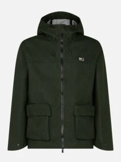 MC2 Saint Barth Man Hooded Green Windbreaker Jacket -MC2 Saint Barth Shop windbreaker man green hoody 4