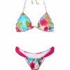 MC2 Saint Barth Woman Triangle Bikini With Ibiscus Print -MC2 Saint Barth Shop woman bikini flower print