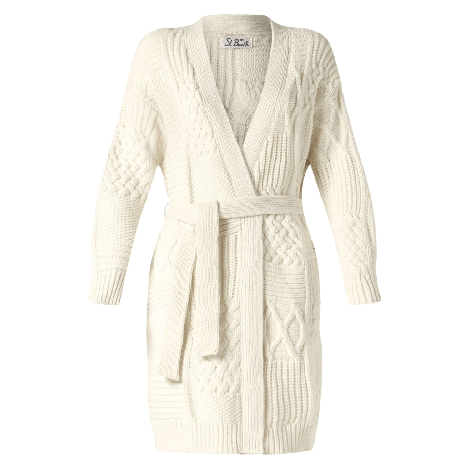 Maxi Cardigan Daba With Embroidery And Belt 6 Maxi Cardigan Daba With Embroidery And Belt - Image 4