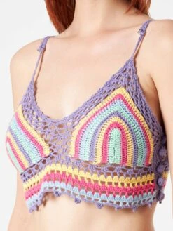 Multicolor Crochet Top