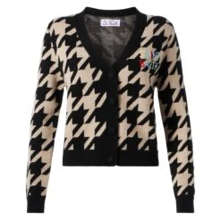 Woman Cropped Cardigan With Saint Barth Embroidery -MC2 Saint Barth Shop woman cropped cardigan embroidery