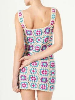 MC2 Saint Barth Woman Multicolor Crochet Dress 8 MC2 Saint Barth Woman Multicolor Crochet Dress -MC2 Saint Barth Shop woman dress tube crochet 3
