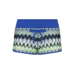 Woman Shorts With Multicolor Pattern -MC2 Saint Barth Shop woman knitted beach shorts 4