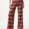 Multicolor Knitted Palazzo Pants -MC2 Saint Barth Shop woman lurex pants stripes 1