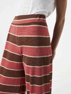 Multicolor Knitted Palazzo Pants -MC2 Saint Barth Shop woman lurex pants stripes 3