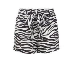 Woman Shorts With Zebra Print -MC2 Saint Barth Shop woman shorts zebra print 4
