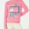 MC2 Saint Barth Woman Sweater With Bears Embroidery -MC2 Saint Barth Shop woman sweater mother embroidery pink 1 8f5f0e7c d68c 4d28 999f fb02fdd240ec