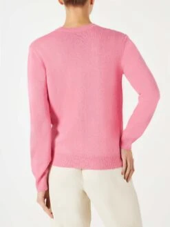 MC2 Saint Barth Woman Sweater With Bears Embroidery -MC2 Saint Barth Shop woman sweater mother embroidery pink 2 66395f16 07f4 41b4 9bb2 08c6a83ea41e