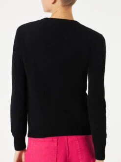 Woman Sweater With Belle Rebelle Embroidery -MC2 Saint Barth Shop woman sweater with belle rebelle embroidery2