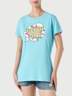 Beach Girl Print T-Shirts For Women