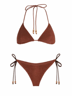 MC2 Saint Barth Woman Brown Terry Triangle Bikini