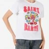 MC2 Saint Barth Woman Cotton T-shirt With Saint Barth Print -MC2 Saint Barth Shop woman tshirt vintage print 1