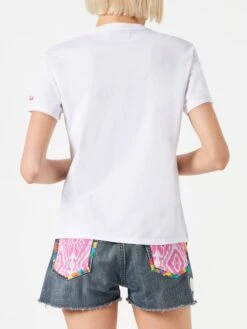 MC2 Saint Barth Woman Cotton T-shirt With Saint Barth Print -MC2 Saint Barth Shop woman tshirt vintage print 2