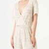 Off White Lace Short Jumpsuit -MC2 Saint Barth Shop woman white jumpsuit 1