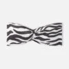 MC2 Saint Barth Woman Zebra Hairband -MC2 Saint Barth Shop zebra satin hairband 1