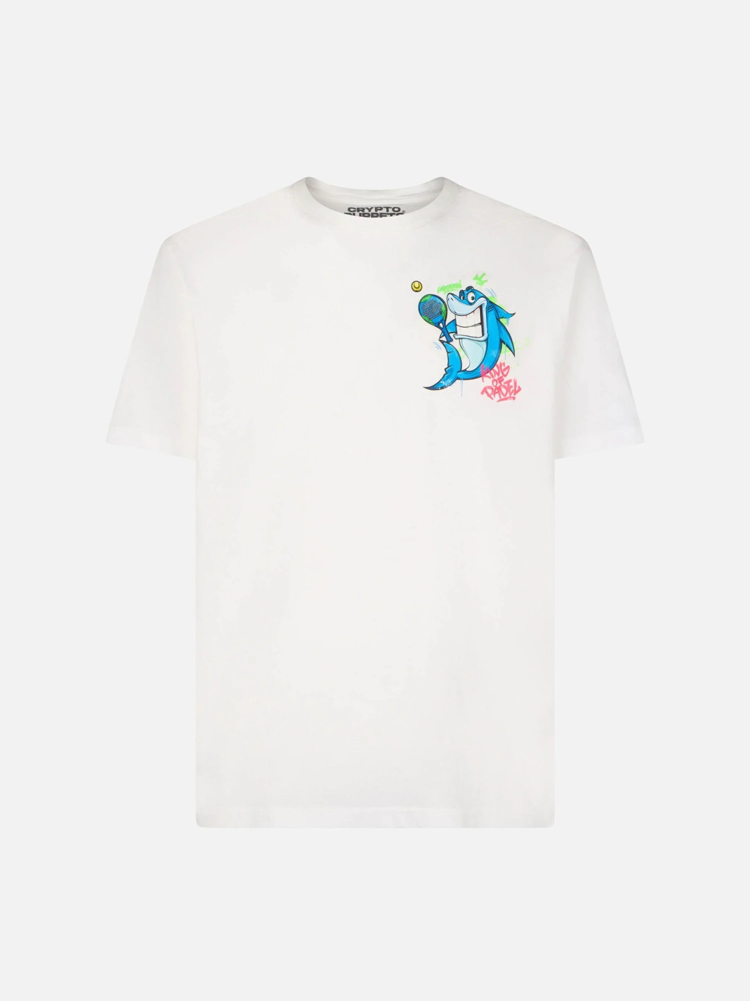 MC2 Saint Barth Boy Cotton T-shirt With Cryptopuppets Shark Print | CRYPTOPUPPETS SPECIAL EDITION 4 MC2 Saint Barth Boy Cotton T-shirt With Cryptopuppets Shark Print | CRYPTOPUPPETS SPECIAL EDITION - Image 2