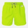MC2 Saint Barth Man Fluo Yellow Lightweight Fabric Swim Shorts | PANTONE® SPECIAL EDITION