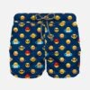 Boy Swim Shorts With Emoji Print -MC2 Saint Barth Shop 12
