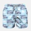 Jeep Print Boy Light Fabric Swim Shorts -MC2 Saint Barth Shop 7