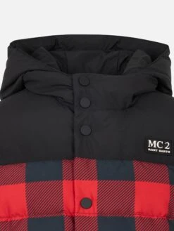 MC2 Saint Barth Boy Hooded Down Padded Jacket Baxter With Bart Simpson Print | THE SIMPSONS SPECIAL EDITION -MC2 Saint Barth Shop BAX0006 00043E boy hooded down jacket simpson 3