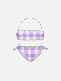 Girl Gingham Bralette Bikini