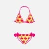 Girl Triangle Bikini With Flamingo Print -MC2 Saint Barth Shop BIKINIGIRL53