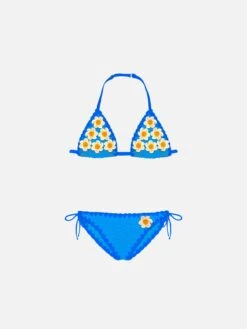 MC2 Saint Barth Girl Bikini With Embroidery