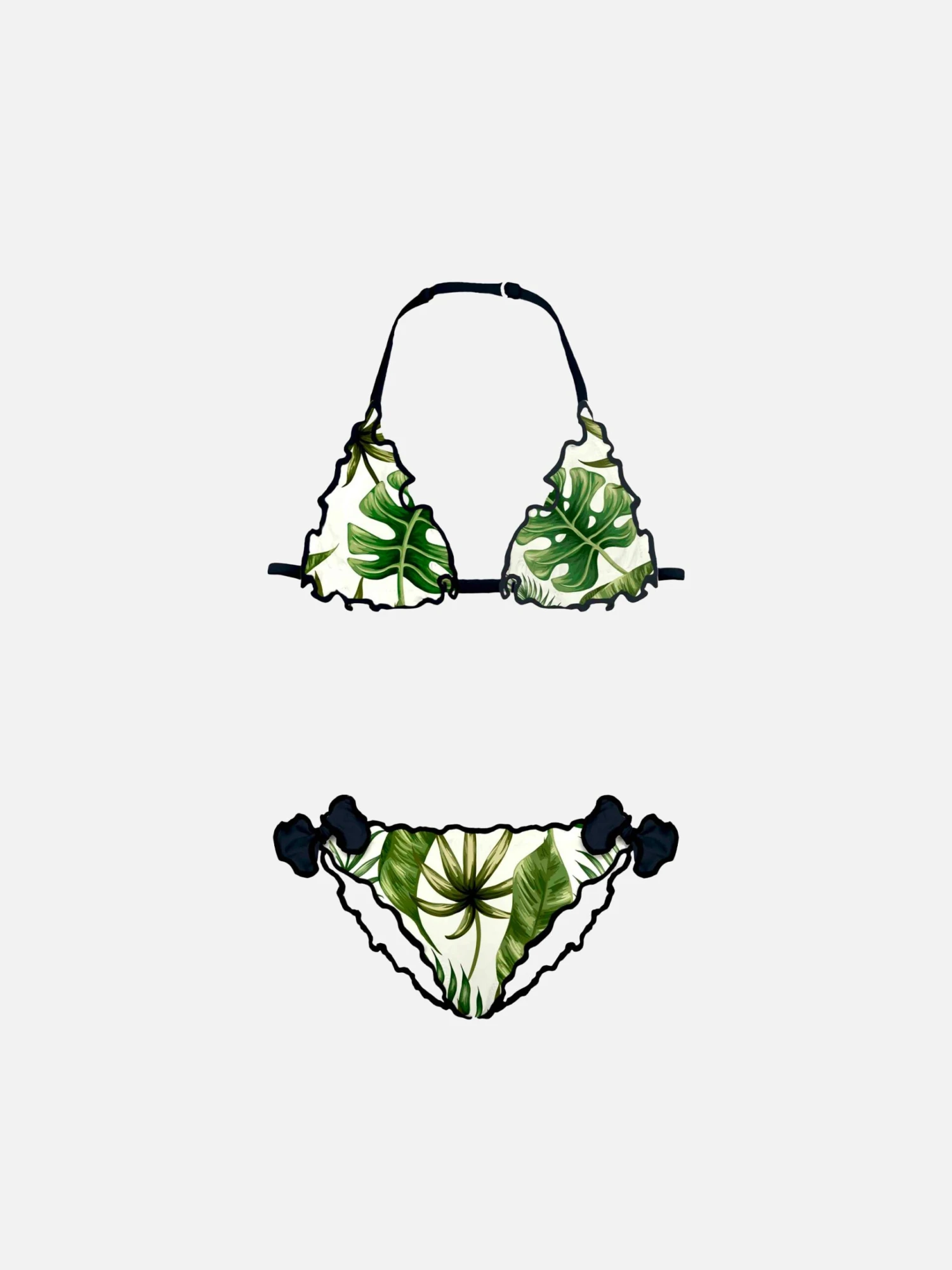Tropical Print Girl Bikini 3 Tropical Print Girl Bikini
