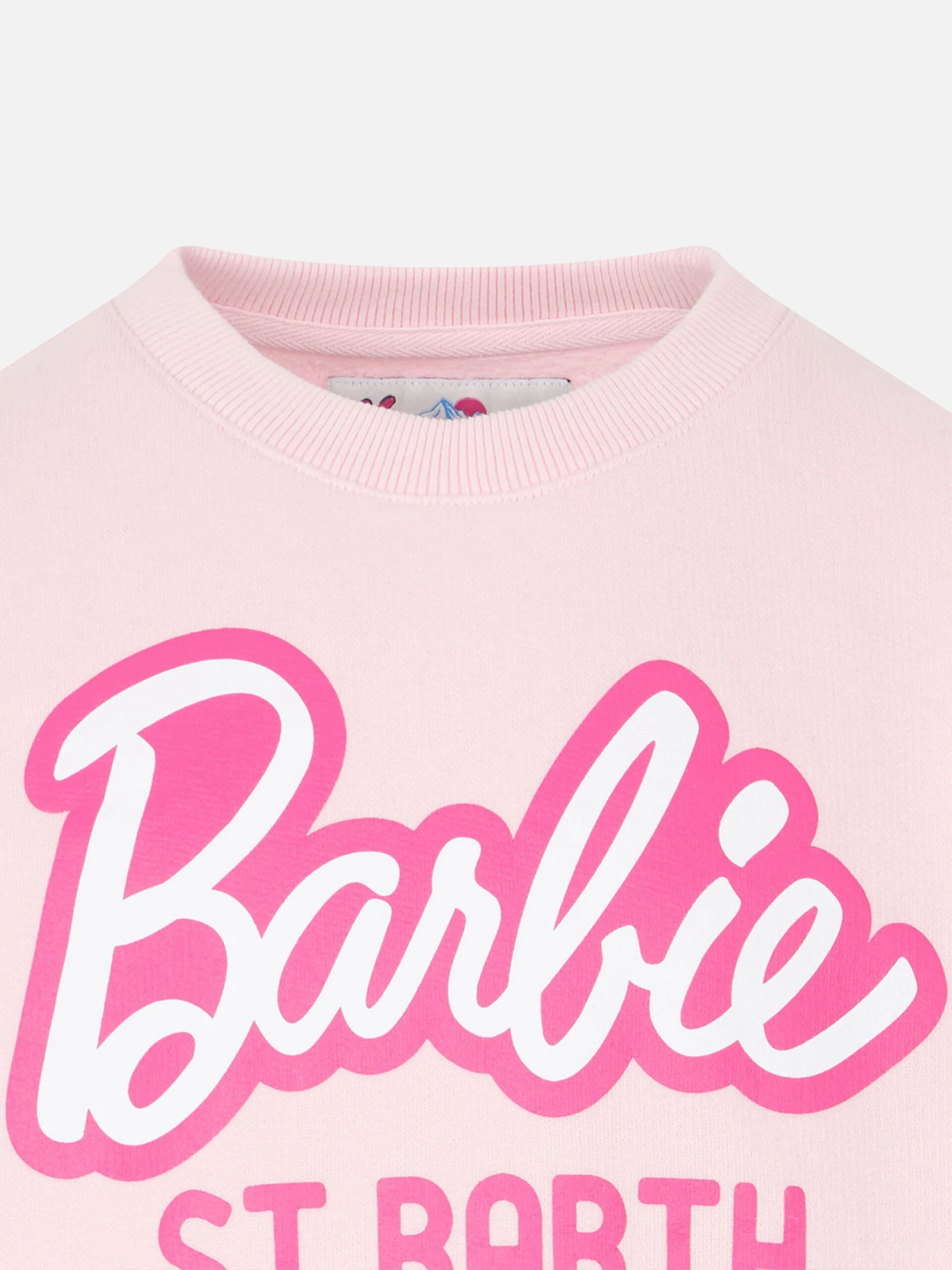 MC2 Saint Barth Girl Fleece Sweatshirt With Barbie St. Barth Print | BARBIE SPECIAL EDITION 4 MC2 Saint Barth Girl Fleece Sweatshirt With Barbie St. Barth Print | BARBIE SPECIAL EDITION - Image 2