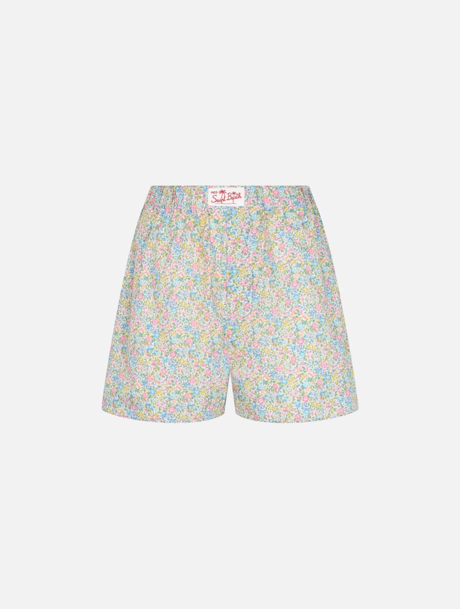 MC2 Saint Barth Woman Emma & Georgina Print Cotton Shorts Boxy | MADE WITH LIBERTY FABRIC 9 MC2 Saint Barth Woman Emma & Georgina Print Cotton Shorts Boxy | MADE WITH LIBERTY FABRIC - Image 7