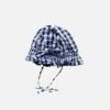 Enfant Bonnet Blue Vichy Print
