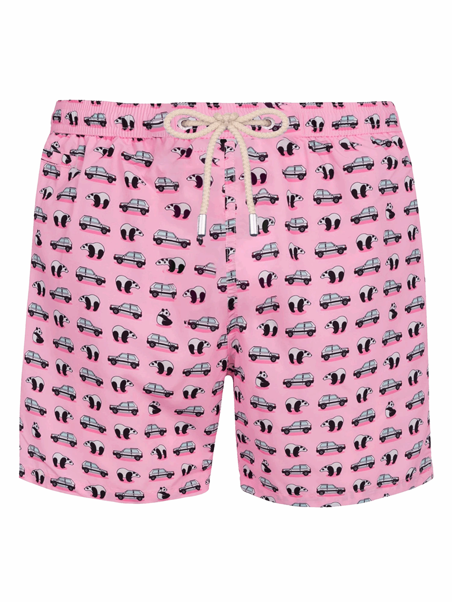 MC2 Saint Barth Man Lightweight Fabric Swim-shorts Lighting Micro Fantasy With Panda And Panda Print | PANDA SPECIAL EDITION 3 MC2 Saint Barth Man Lightweight Fabric Swim-shorts Lighting Micro Fantasy With Panda And Panda Print | PANDA SPECIAL EDITION