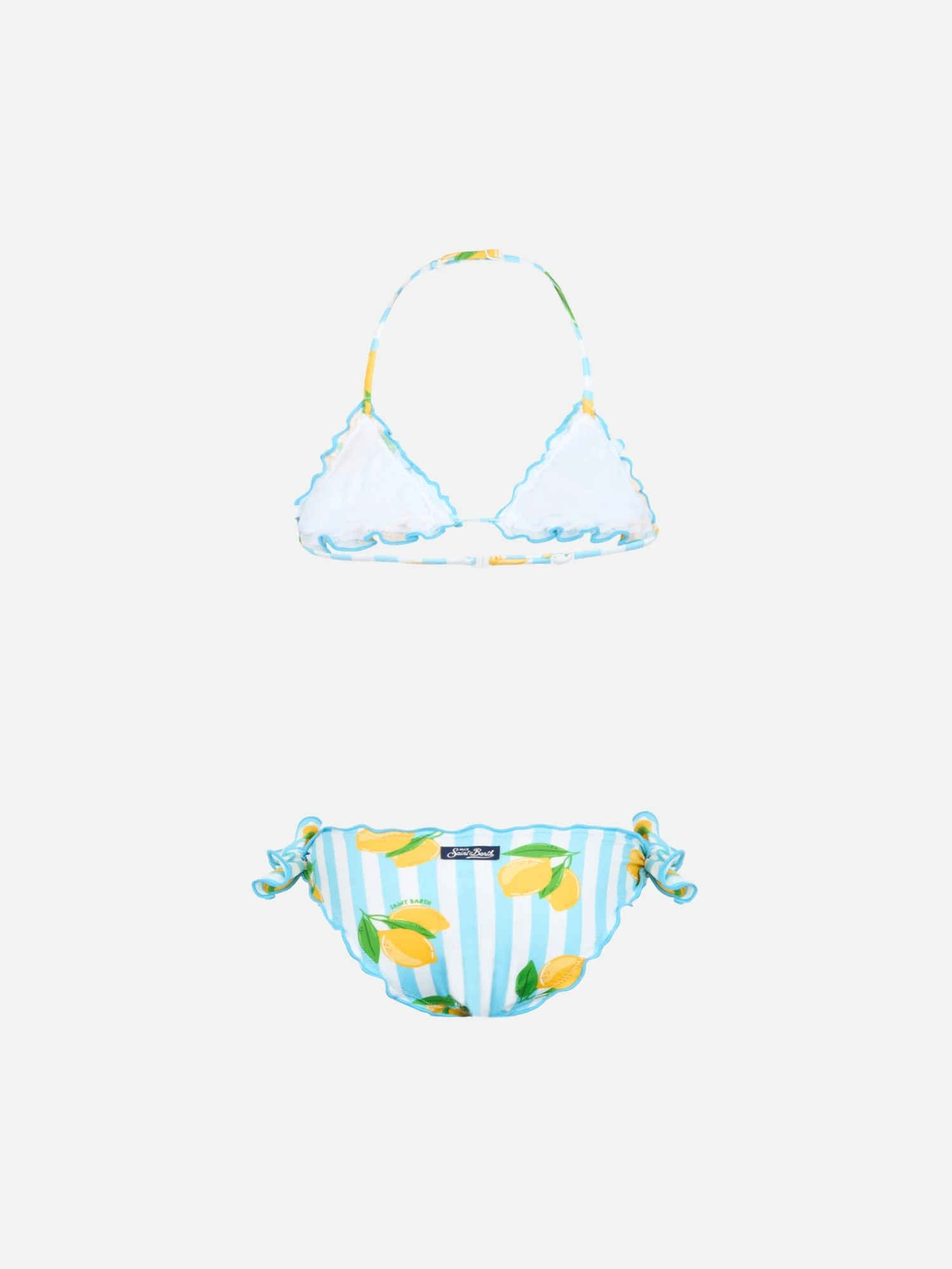 MC2 Saint Barth Girl Classic Triangle Bikini Cris With Lemon Print 4 MC2 Saint Barth Girl Classic Triangle Bikini Cris With Lemon Print - Image 2
