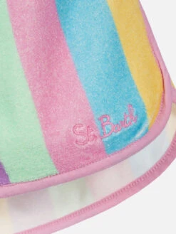 MC2 Saint Barth Girl Multicolor Terry Pull Up Shorts Curly 7 MC2 Saint Barth Girl Multicolor Terry Pull Up Shorts Curly -MC2 Saint Barth Shop CUR000100364F 03