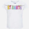 MC2 Saint Barth Girl T-shirt With St. Barth Multicolor Print -MC2 Saint Barth Shop EMM0001 HGSB01 01
