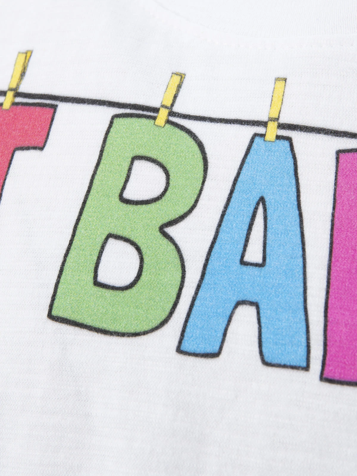 MC2 Saint Barth Girl T-shirt With St. Barth Multicolor Print 4 MC2 Saint Barth Girl T-shirt With St. Barth Multicolor Print - Image 2