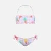 MC2 Saint Barth Girl Classic Bandeau Bikini Emy With Ice Cream Print