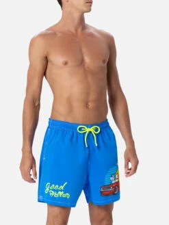 MC2 Saint Barth Man Mid-length Gustavia Swim-shorts With Cryptopuppets Placed Print| CRYPTOPUPPETS SPECIAL EDITION 9 MC2 Saint Barth Man Mid-length Gustavia Swim-shorts With Cryptopuppets Placed Print| CRYPTOPUPPETS SPECIAL EDITION -MC2 Saint Barth Shop GUS0009 03130F 01