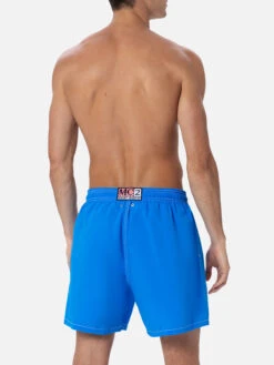 MC2 Saint Barth Man Mid-length Gustavia Swim-shorts With Cryptopuppets Placed Print| CRYPTOPUPPETS SPECIAL EDITION 11 MC2 Saint Barth Man Mid-length Gustavia Swim-shorts With Cryptopuppets Placed Print| CRYPTOPUPPETS SPECIAL EDITION -MC2 Saint Barth Shop GUS0009 03130F 03