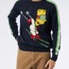 MC2 Saint Barth Man Crewneck Sweater With Bart Simpson Jacquard | THE SIMPSONS SPECIAL EDITION -MC2 Saint Barth Shop HER0003 00166E bart simpson man sweater 1