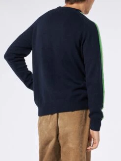 MC2 Saint Barth Man Crewneck Sweater With Bart Simpson Jacquard | THE SIMPSONS SPECIAL EDITION -MC2 Saint Barth Shop HER0003 00166E bart simpson man sweater 3