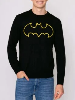 Man Black Sweater Batman Logo | Warner Bros. Special Edition